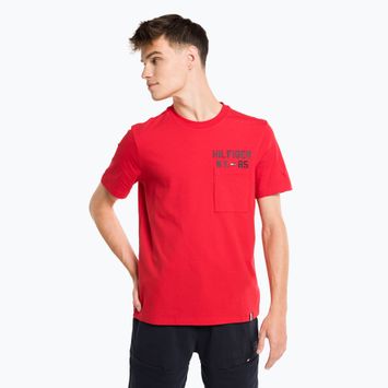 Pánske tričko Tommy Hilfiger Graphic Tee červené