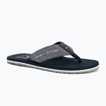 Pánske žabky Tommy Hilfiger Chambray Beach Sandal desert sky