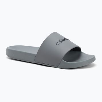 Calvin Klein pánske žabky HM0HM00455 Pool Slide Rubber granite road