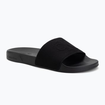Pánske šľapky Calvin Klein Ess Monogram triple black