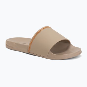 Pánske šľapky Calvin Klein HM0HM02108 Ess Institutional Cv nomad/vivid tangerine