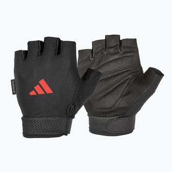 Fitness rukavice adidas Essential Adjustable black/ red