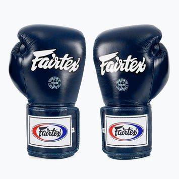 Boxerské rukavice Fairtex Super Sparring - Locked Thumb blue