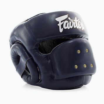 Boxerská prilba Fairtex Full Face Protector blue