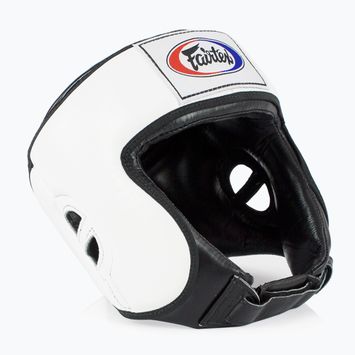 Boxerská prilba Fairtex Muay Thai & Kickboxing Competition white