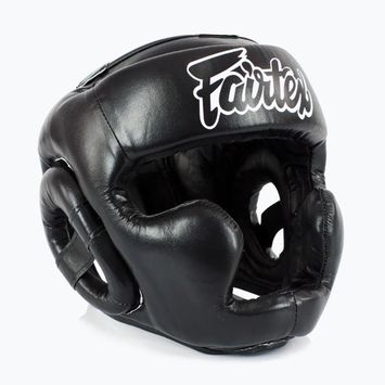 Chránič hlavy Fairtex pre detskú boxerskú prilbu čierny