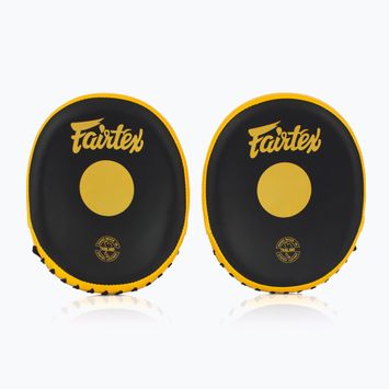 Fairtex Speed & Accuracy Focus Mitts čierne/zlaté tréningové labky