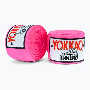 Boxerské bandáže YOKKAO ružové HW-2-8