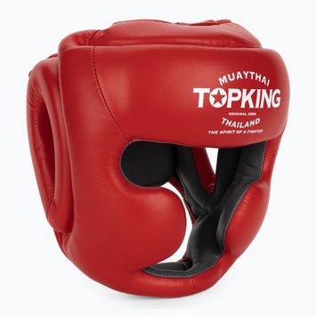 Boxerská prilba Top King Full Coverage červená