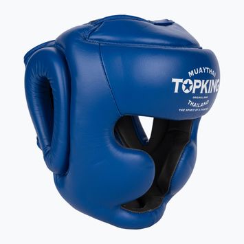 Boxerská prilba Top King Full Coverage modrá