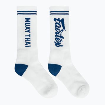 Ponožky Fairtex "Muay Thai" biele/modré