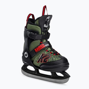 Detské korčule K2 Raider Ice zelené 25G0110/11