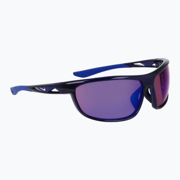 Slnečné okuliare Nike Windtrack Run E midnight navy/ road tint/ blue mirror