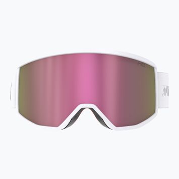 Lyžiarske okuliare Atomic Four HD white/pink copper hd