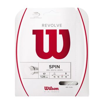 Tenisová struna Wilson Revolve 17 12,2 m biela WRZ946600+