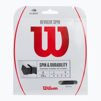 Tenisové struny Wilson Revolve Spin 17 Set 12,2 m čierne WRZ958900+