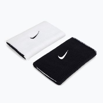 Náramky Nike Dri-Fit Doublewide Home And Away 2 ks biele NNNB0-101
