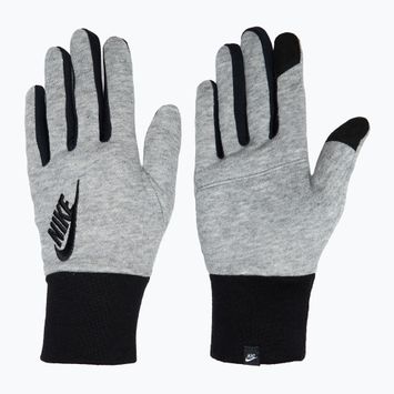 Dámske bežecké rukavice Nike Club Fleece grey heather/black/black
