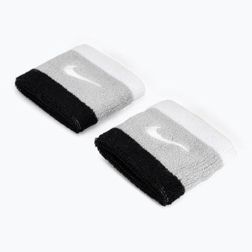 Náramky Nike Swoosh 2 ks šedá/čierna N0001565-016