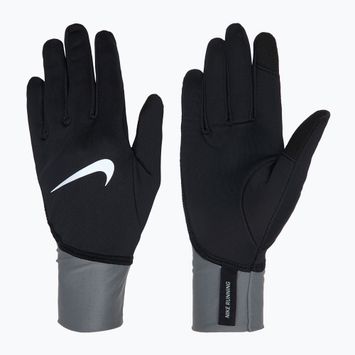 Dámske bežecké rukavice Nike Pacer Midweight RG black/smoke grey/silver