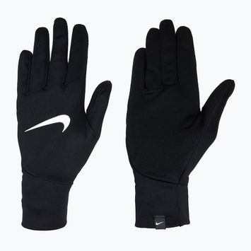 Dámske bežecké rukavice Nike Pacer Lightweight RG black/black/silver