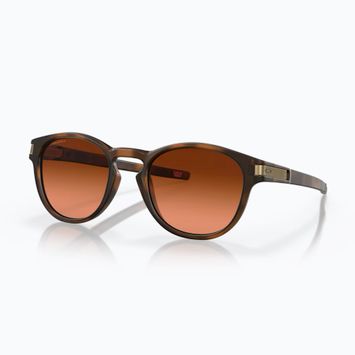 Slnečné okuliare Oakley Latch matná hnedá korytnačka/prízemný hnedý gradient