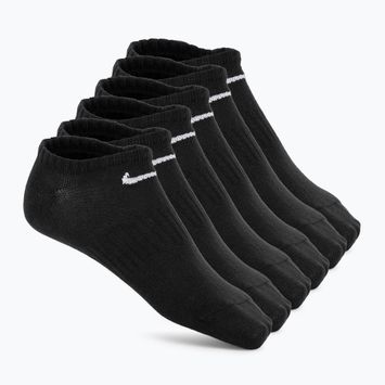 Ponožky Nike Everyday Lightweight No Show 6 párov black/white