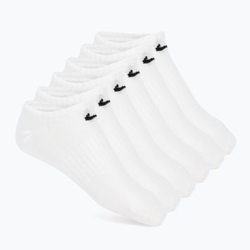 Ponožky Nike Everyday Lightweight No Show 6 párov white/black