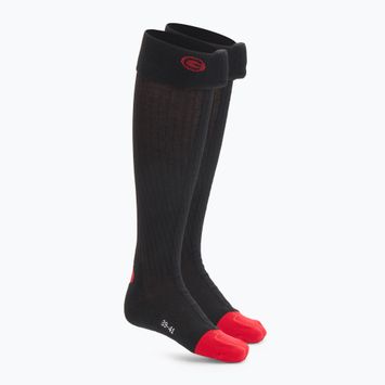 Ohrievané ponožky Lenz Set Of Heat Sock 4.1 + Lithium Pack RCB 1200 black