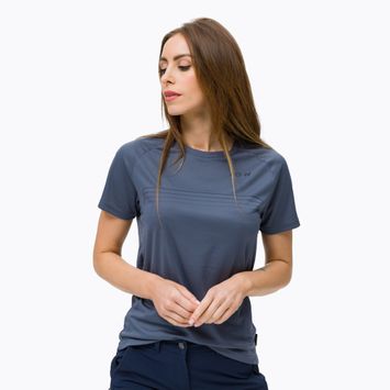 Dámsky cyklistický dres ION Traze Ss modrý 47223-5060