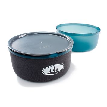 GSI Outdoors Ultraľahká miska + sada pohárov modrá 77192