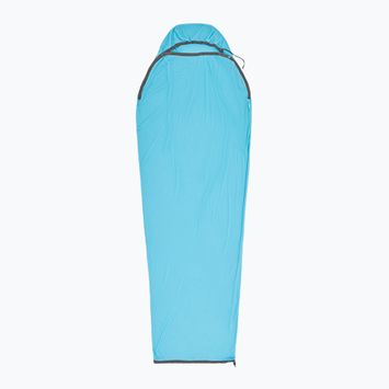 Vložka do spacieho vaku Sea to Summit Breeze Sleeping Bag Liner Mummy compact blue atoll/beluga