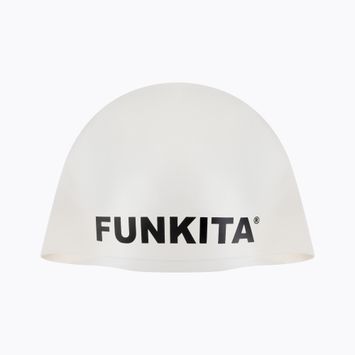Funkita Dome Racing plavecká čiapka biela FS980039200