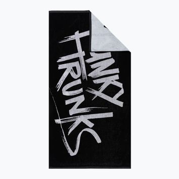 Funky Trunks Bavlnený žakárový uterák označený čiernou farbou