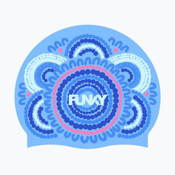 Plavecká čiapka Funky Silicone bundjalung blue