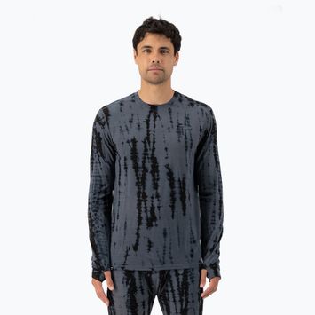 Pánsky termoaktívny longsleeve  Mons Royale Cascade Merino Base Layer grey tie dye