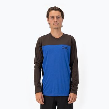 Pánsky termoaktívny longsleeve  Mons Royale Redwood Enduro VLS cedar/ cobalt/ black