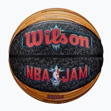Basketbalová lopta Wilson NBA Jam Outdoor čierna/zlatá veľkosť 7