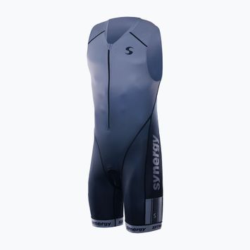 Pánsky triatlonový oblek Synergy Elite Sleeveless Trisuit smoke gray