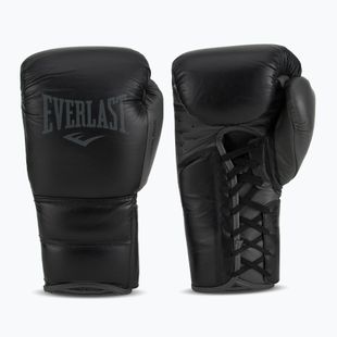 Boxerské rukavice Everlast Powerlock 2 Laced Pro Training čierne