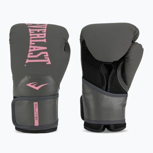 Boxerské rukavice Everlast Pro Style Elite 2 sivo-ružové