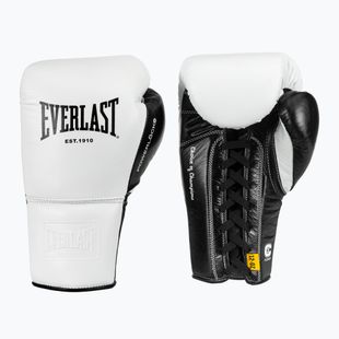 Boxerské rukavice Everlast Powerlock Pro OG Laced white/black