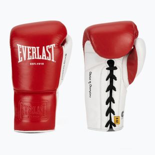 Boxerské rukavice Everlast Powerlock OG Pro Fight red/white