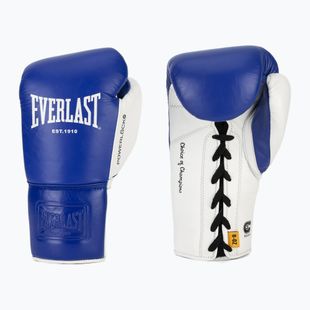Boxerské rukavice Everlast Powerlock OG Pro Fight blue/white