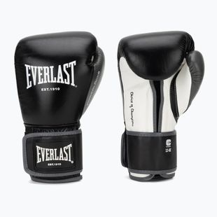 Boxerské rukavice Everlast Powerlock OG H&L Leather Advanced Training black/white