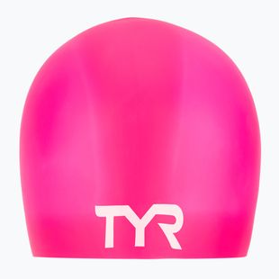 Plavecká čiapka TYR Wrinkle Free Silicone pink