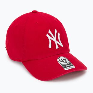 47 Značka MLB New York Yankees CLEAN UP baseballová čiapka červená