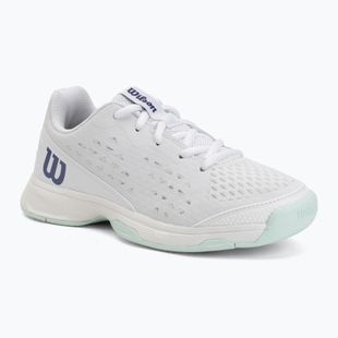 Detské tenisové topánky Wilson Rush Pro Ace L Jr white/bay/skip blue