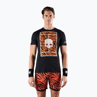 Pánske bavlnené tričko HYDROGEN Tennis Court Tee black