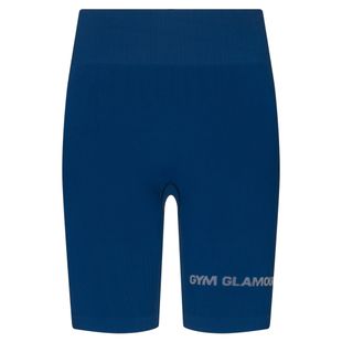 Dámske tréningové šortky Gym Glamour Bikery push up blue 317